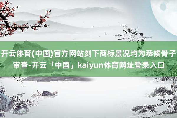 开云体育(中国)官方网站刻下商标景况均为恭候骨子审查-开云「中国」kaiyun体育网址登录入口